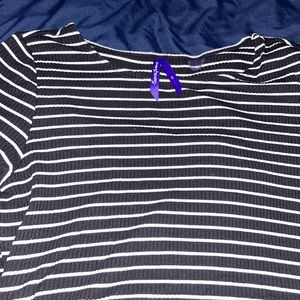 Seraphine stripped maternity shirt